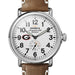 UGA Shinola Watch, The Runwell 41 mm White Dial
