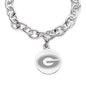 UGA Sterling Silver Charm Bracelet Shot #2
