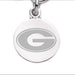 UGA Sterling Silver Charm