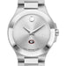 UGA Women's Movado Collection Stainless Steel Watch with Silver Dial