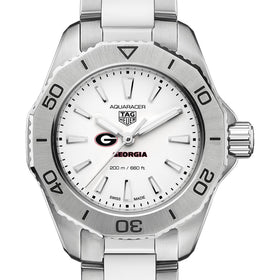 UGA Women&#39;s TAG Heuer Steel Aquaracer with Silver Dial Shot #1