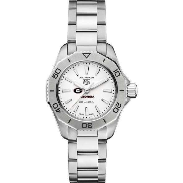 UGA Women&#39;s TAG Heuer Steel Aquaracer with Silver Dial Shot #2