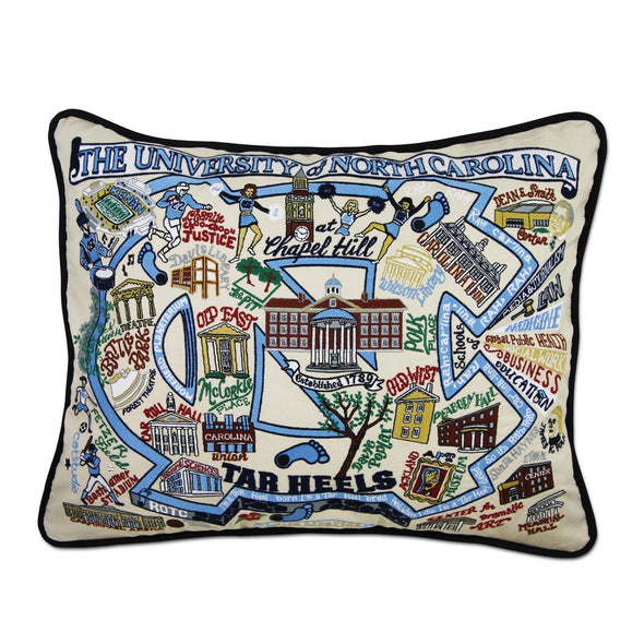 UNC Embroidered Pillow Shot #1