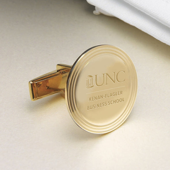 UNC Kenan-Flagler 18K Gold Cufflinks Shot #2