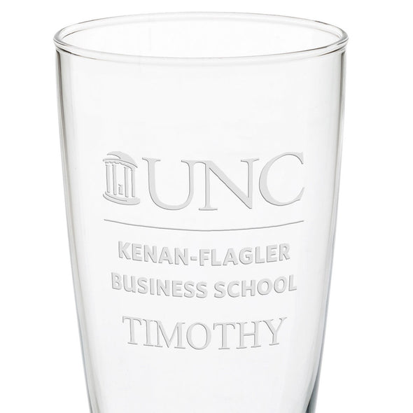 UNC Kenan-Flagler 20oz Pilsner Glasses - Set of 2 Shot #3