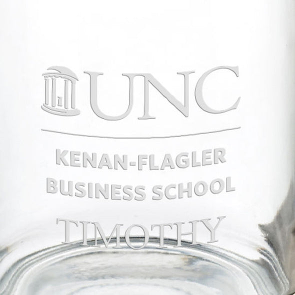 UNC Kenan–Flagler Business School 13 oz Glass Coffee Mug Shot #3