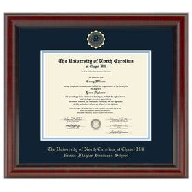 UNC Kenan-Flagler Diploma Frame, the Fidelitas Shot #1