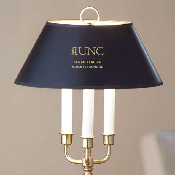UNC Kenan-Flagler Lamp in Brass &amp; Marble Shot #2