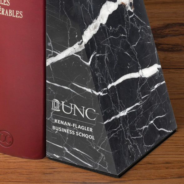 UNC Kenan-Flagler Marble Bookends by M.LaHart Shot #4