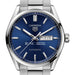 UNC Kenan-Flagler Men's TAG Heuer Carrera with Blue Dial & Day-Date Window