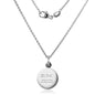 UNC Kenan-Flagler Necklace with Charm in Sterling Silver Shot #2