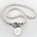 UNC Kenan-Flagler Pearl Necklace with Sterling Silver Charm
