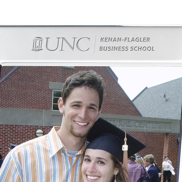 UNC Kenan-Flagler Polished Pewter 5x7 Picture Frame Shot #2