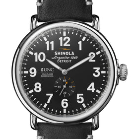 UNC Kenan-Flagler Shinola Watch, The Runwell 47mm Black Dial Shot #1