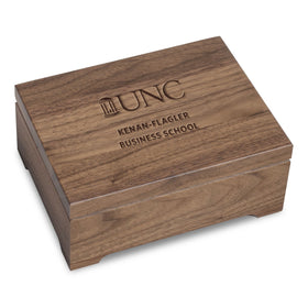 UNC Kenan-Flagler Solid Walnut Desk Box Shot #1
