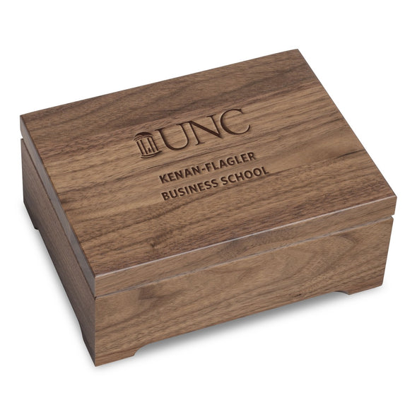 UNC Kenan-Flagler Solid Walnut Desk Box Shot #1