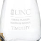 UNC Kenan-Flagler Stemless Wine Glasses - Set of 2 Shot #3