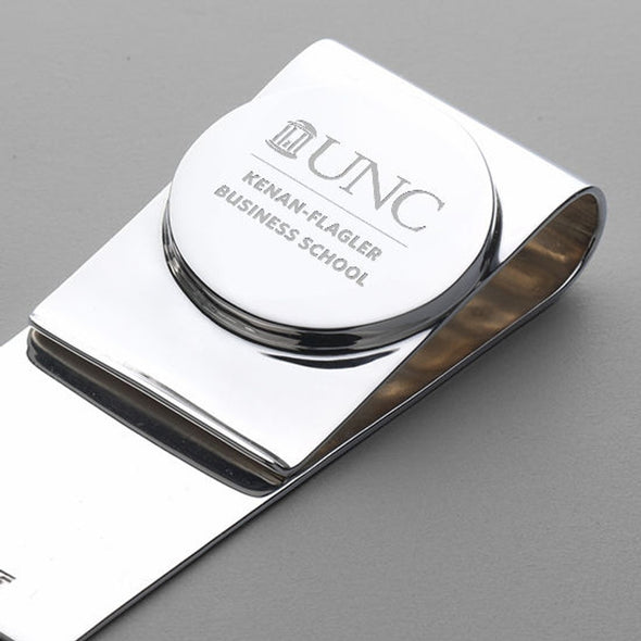 UNC Kenan-Flagler Sterling Silver Money Clip Shot #2