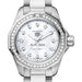 UNC Kenan-Flagler Women's TAG Heuer Steel Aquaracer with Diamond Dial & Bezel