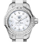 UNC Kenan-Flagler Women's TAG Heuer Steel Aquaracer with Diamond Dial & Bezel Shot #1