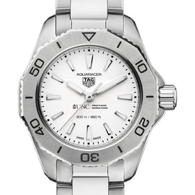 UNC Kenan-Flagler Women&#39;s TAG Heuer Steel Aquaracer with Silver Dial Shot #1