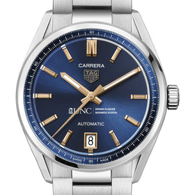 UNC Kenan-Flagler Women's TAG Heuer Steel Carrera Automatic with Blue Dial Shot #1
