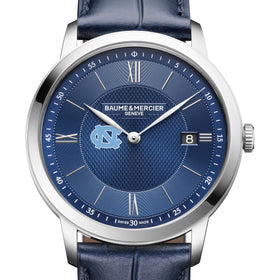 UNC Men's Baume et Mercier 40mm Classima Quartz Watch with Blue Dial & Dark Blue Leather Strap Shot #1
