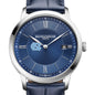 UNC Men's Baume et Mercier 40mm Classima Quartz Watch with Blue Dial & Dark Blue Leather Strap Shot #1