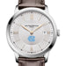 UNC Men's Baume et Mercier 40mm Classima Quartz Watch with Silver Dial & Dark Brown Leather Strap