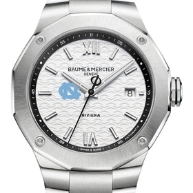 UNC Men's Baume et Mercier 42mm Riviera Watch with White Dial & Bracelet Shot #1