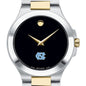 UNC Men's Movado Collection Two-Tone Watch with Black Dial Shot #1