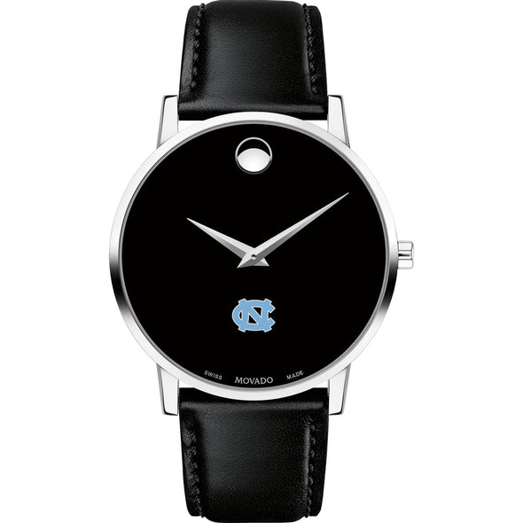 UNC Men's Movado Museum with Leather Strap Shot #2