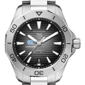 UNC Men's TAG Heuer Steel Automatic Aquaracer with Black Dial Shot #1