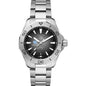 UNC Men's TAG Heuer Steel Automatic Aquaracer with Black Dial Shot #2