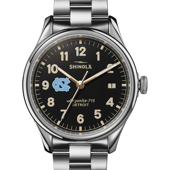 UNC Shinola Watch, The Vinton 38 mm Black Dial Shot #1