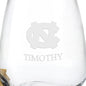UNC Stemless Wine Glasses - Set of 2 Shot #3