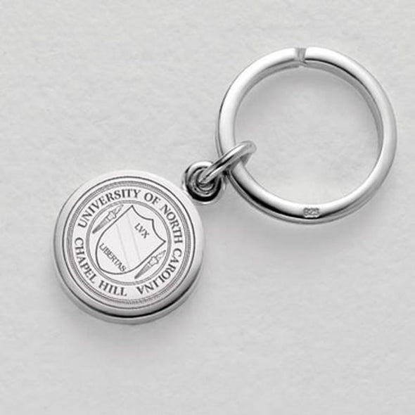 UNC Sterling Silver Insignia Key Ring Shot #1