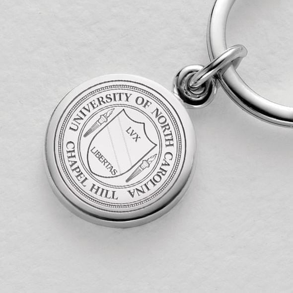 UNC Sterling Silver Insignia Key Ring Shot #2