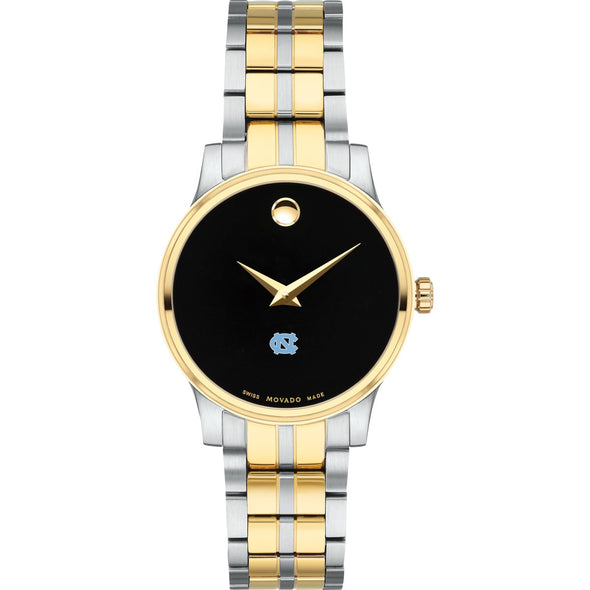 UNC Women's Movado Collection Two-Tone Watch with Black Dial Shot #2