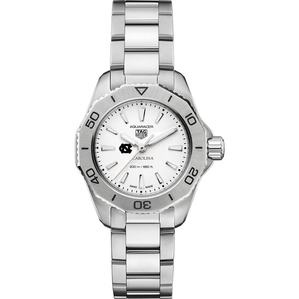 UNC Women&#39;s TAG Heuer Steel Aquaracer with Silver Dial Shot #2