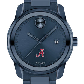 University of Alabama Men&#39;s Movado BOLD Blue Ion with Date Window Shot #1