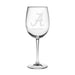 University of Alabama Red Wine Glasses - Made in the USA