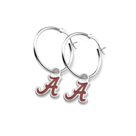 University of Alabama Sterling Silver Earrings Shot #1