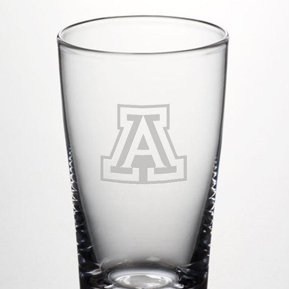 University of Arizona Ascutney Pint Glass by Simon Pearce Shot #2