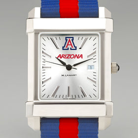 University of Arizona Collegiate Watch with RAF Nylon Strap for Men Shot #1