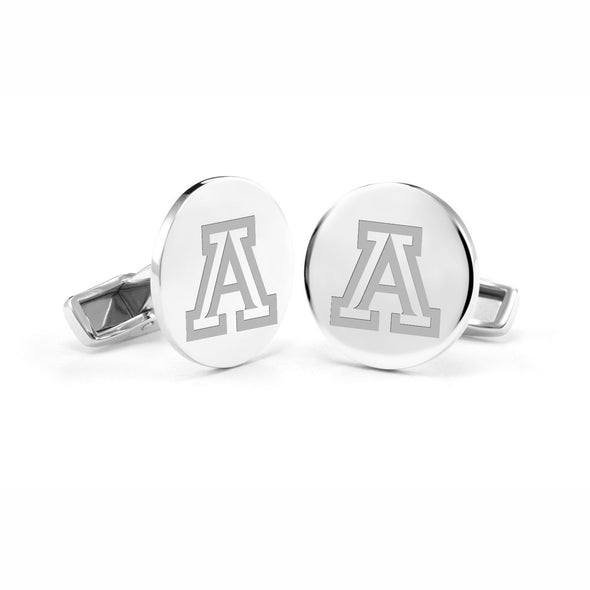 University of Arizona Cufflinks in Sterling Silver Shot #1
