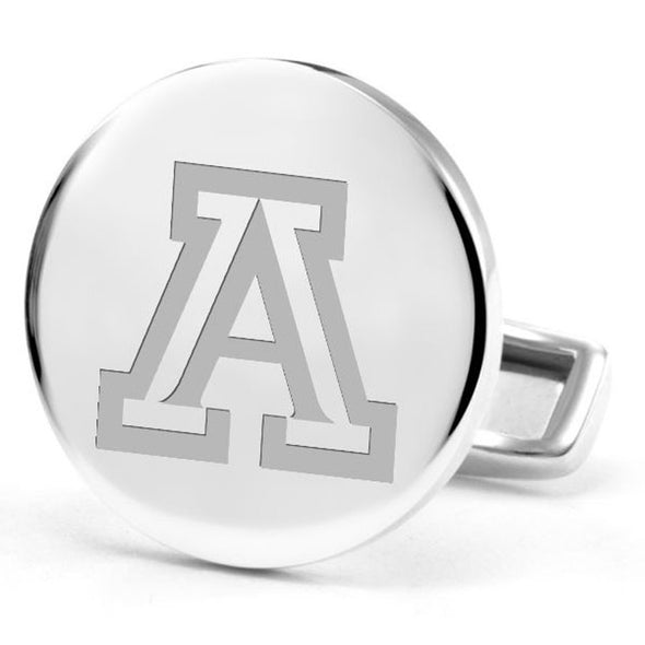 University of Arizona Cufflinks in Sterling Silver Shot #2