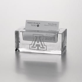 University of Arizona Glass Business Cardholder by Simon Pearce Shot #1