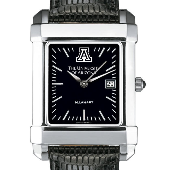 University of Arizona Men's Black Quad with Leather Shot #1