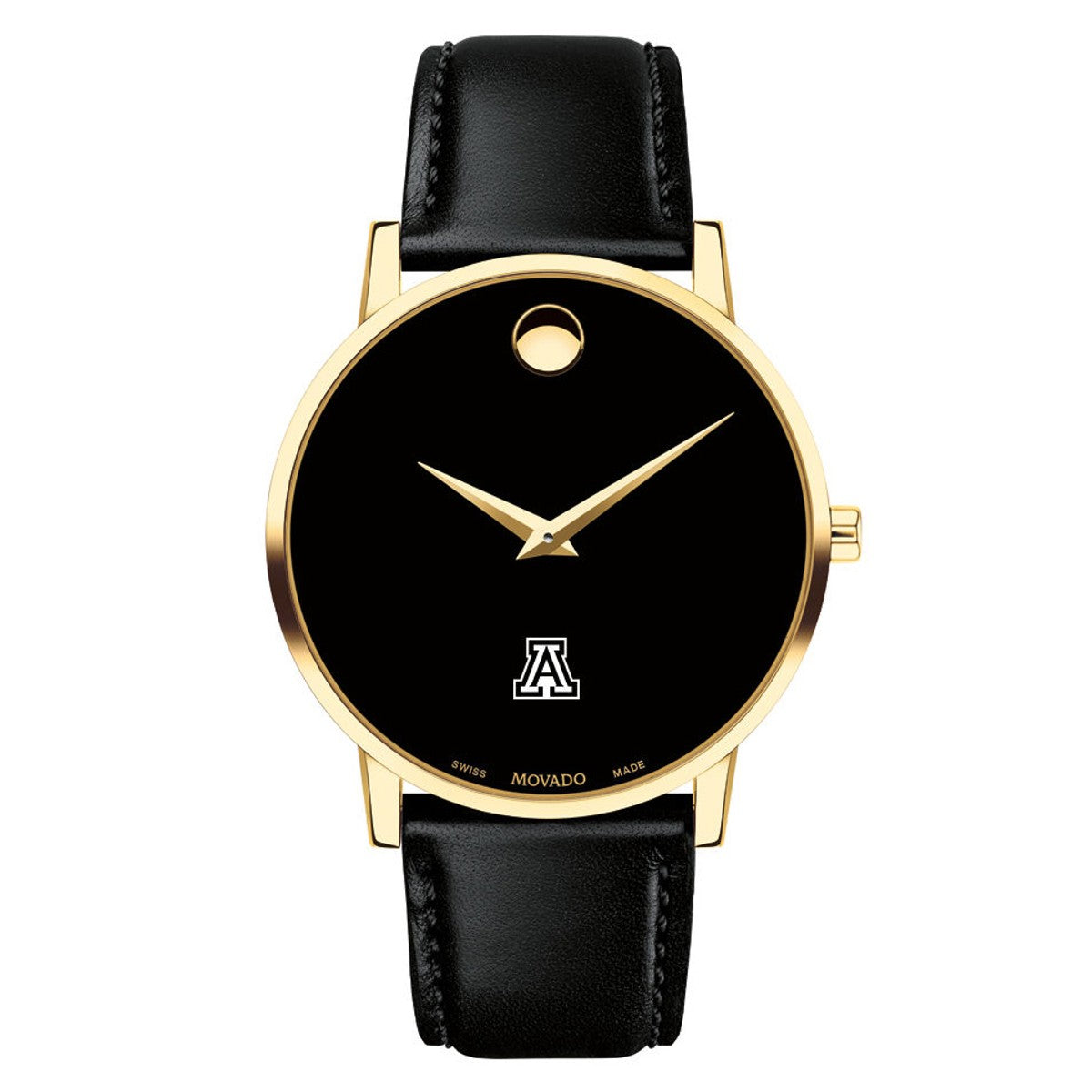 Arizona Men's Movado Gold Museum Classic Leather | M.LaHart & Co.